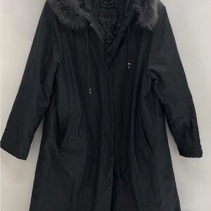 Women's Real Fur-Trimmed Puffer Coat